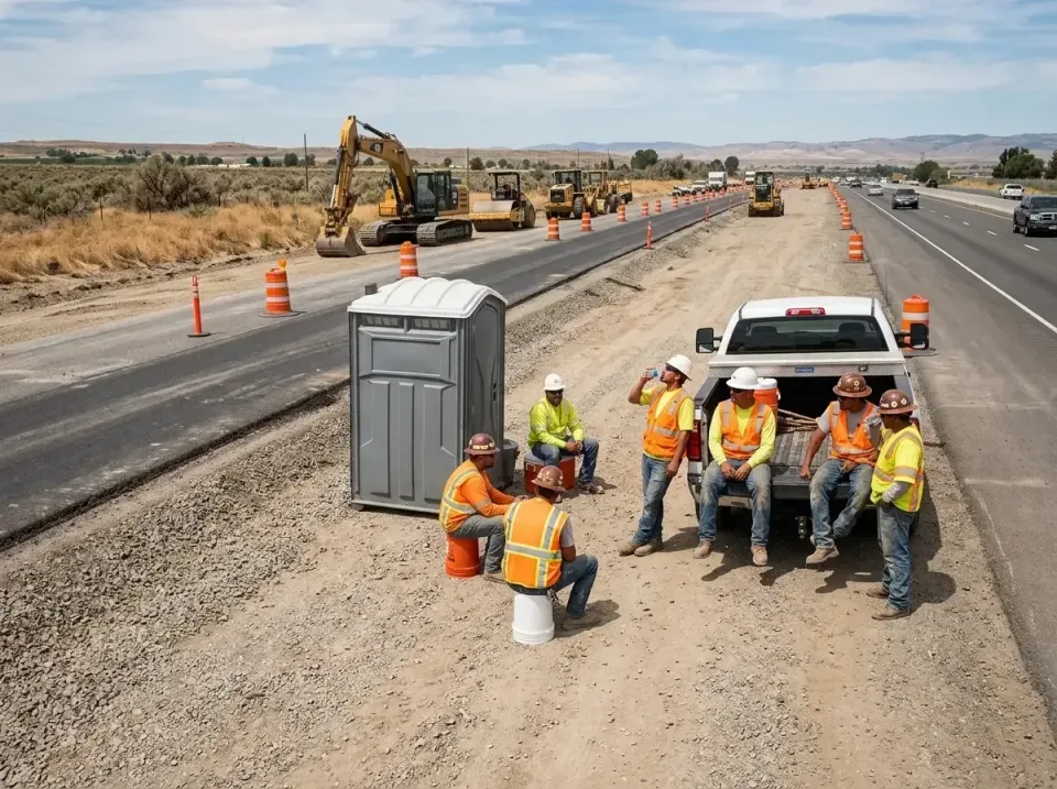 highway-road-construction-crew-007 — frequently asked questions, Porta Potty and Restroom Rentals in Sheridan, AR